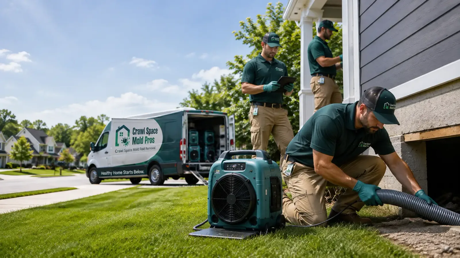 Crawl Space Mold Removal in Gaylord, MN